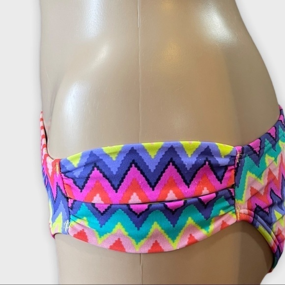 AERIE multicolored/ rainbow Aztec bikini bottom - Picture 2 of 9